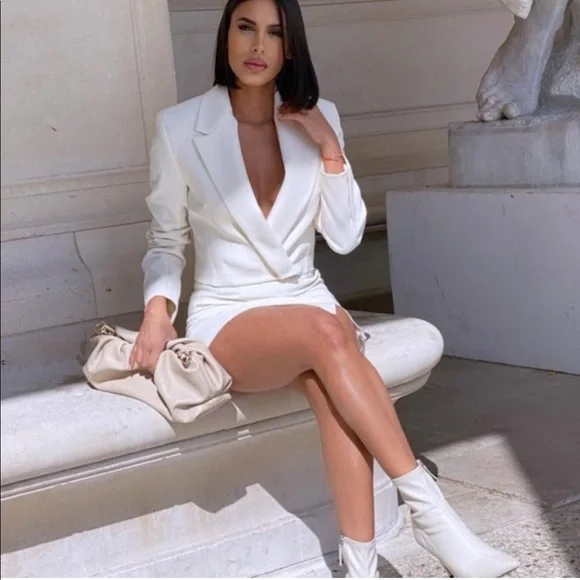 NWT Zara 2 Piece Cropped Blazer & Mini Skirt Set - Picture 6 of 13